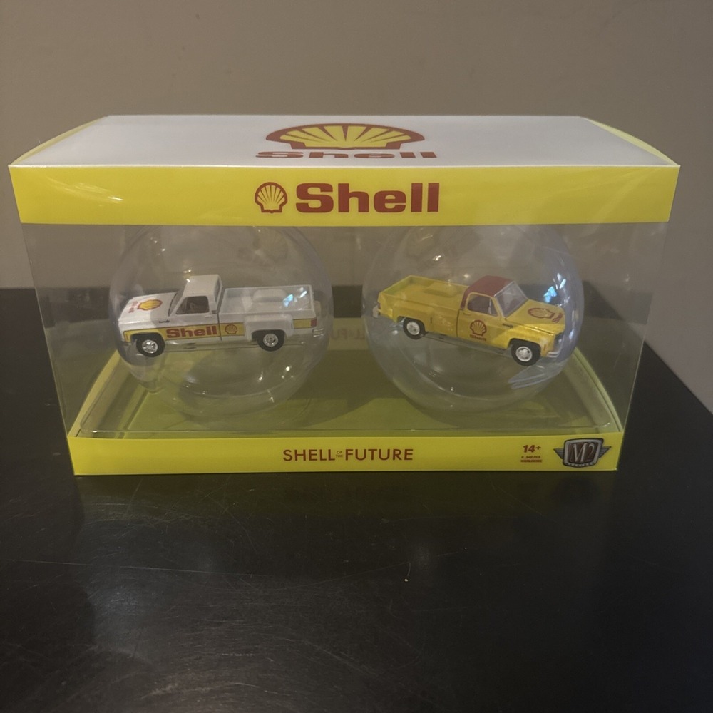 M2 Machines Christmas Ornament 2024  Shell Chevy Dually Set New Release Wal-Excl